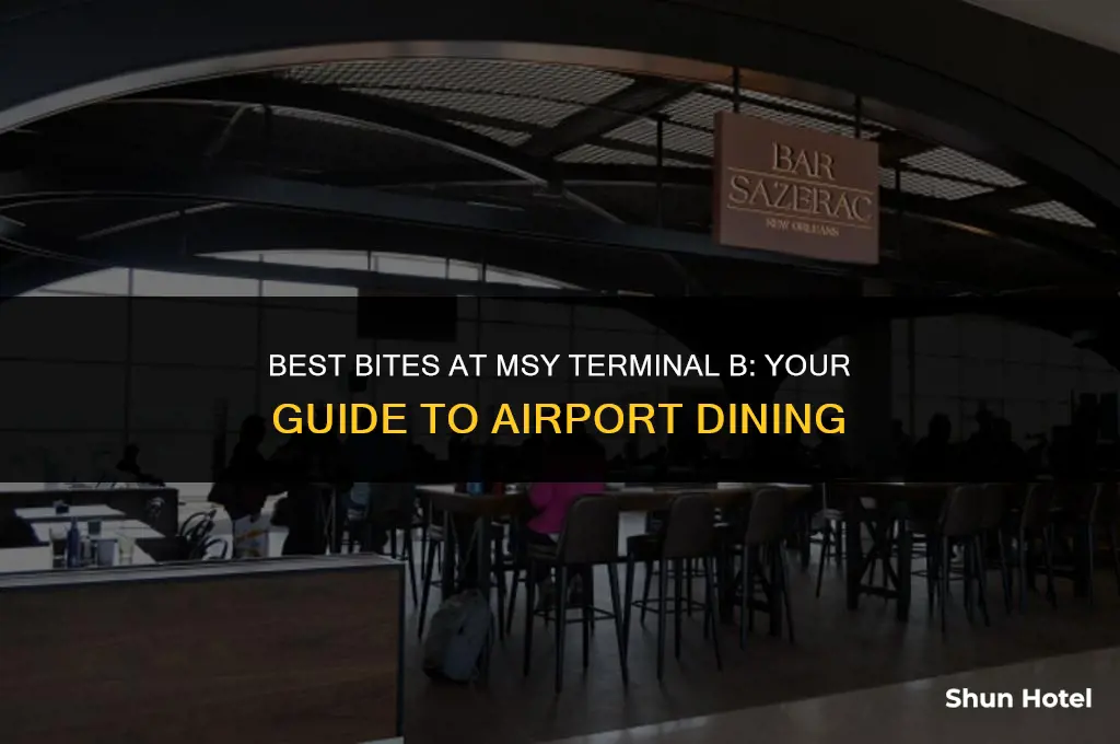 where to eat at msy airport terminal b
