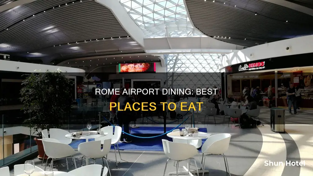 where to eat at rome airport