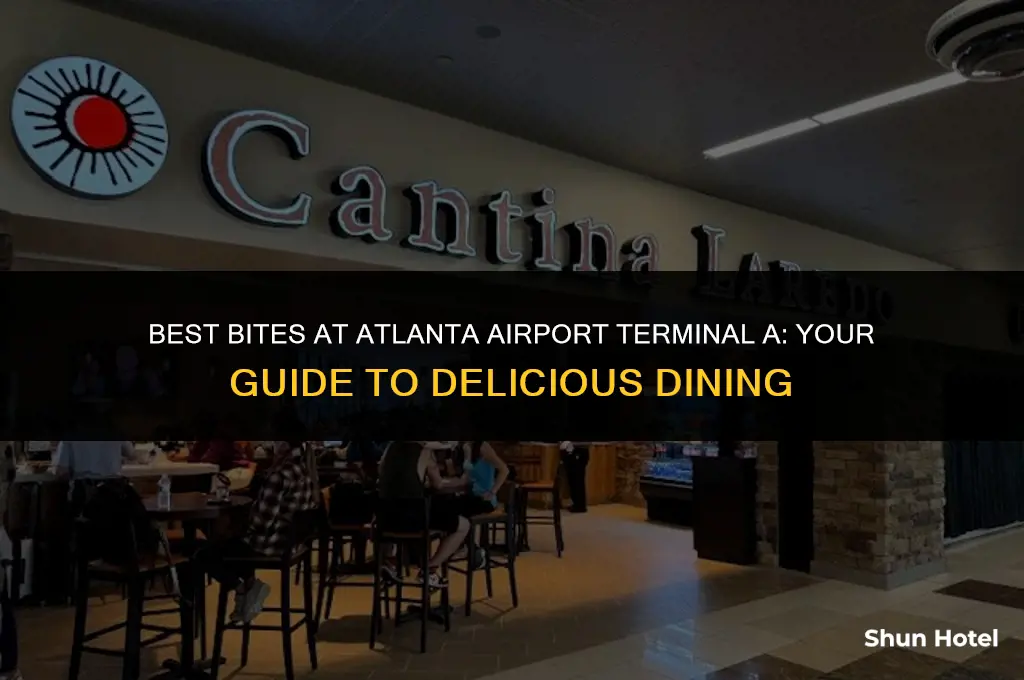 where to eat atlanta airport terminal a