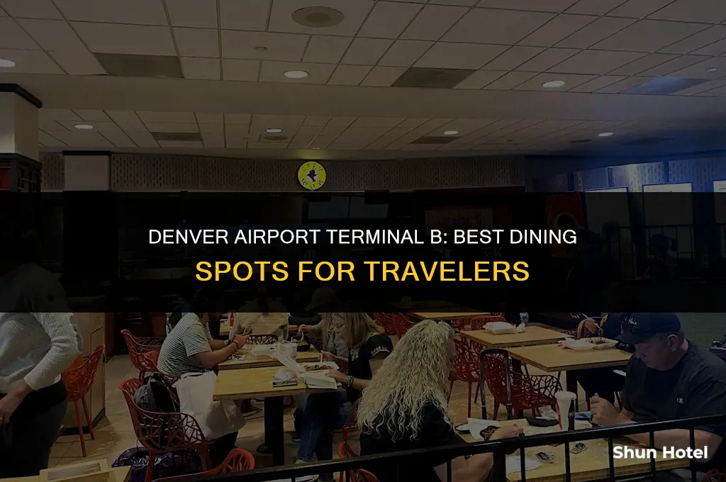 where to eat denver airport terminal b