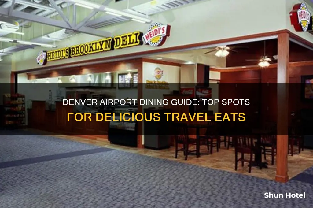 where to eat in denver international airport