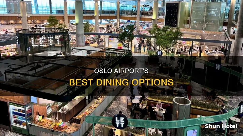 where to eat in oslo airport
