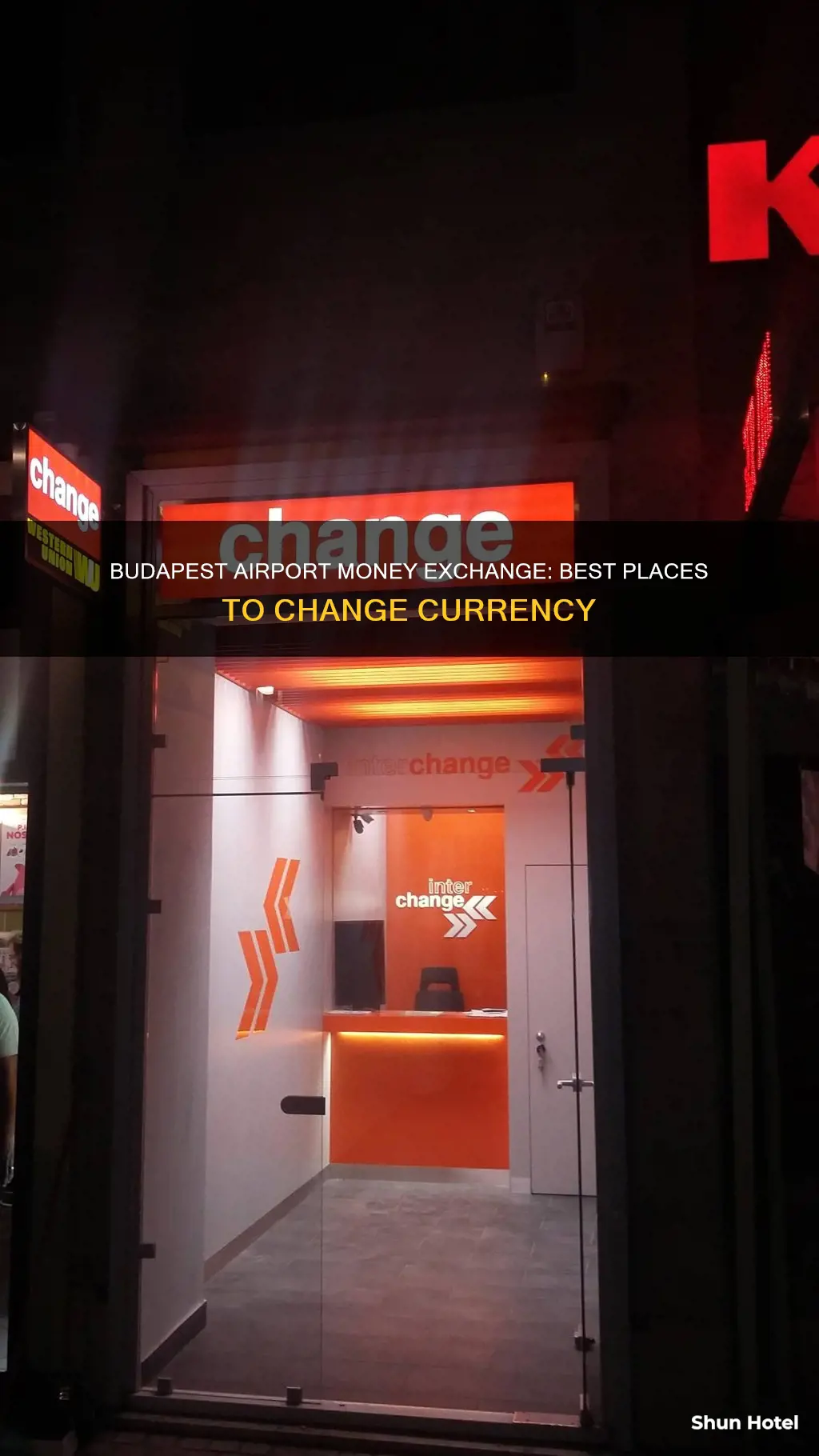 where to exchange money budapest airport