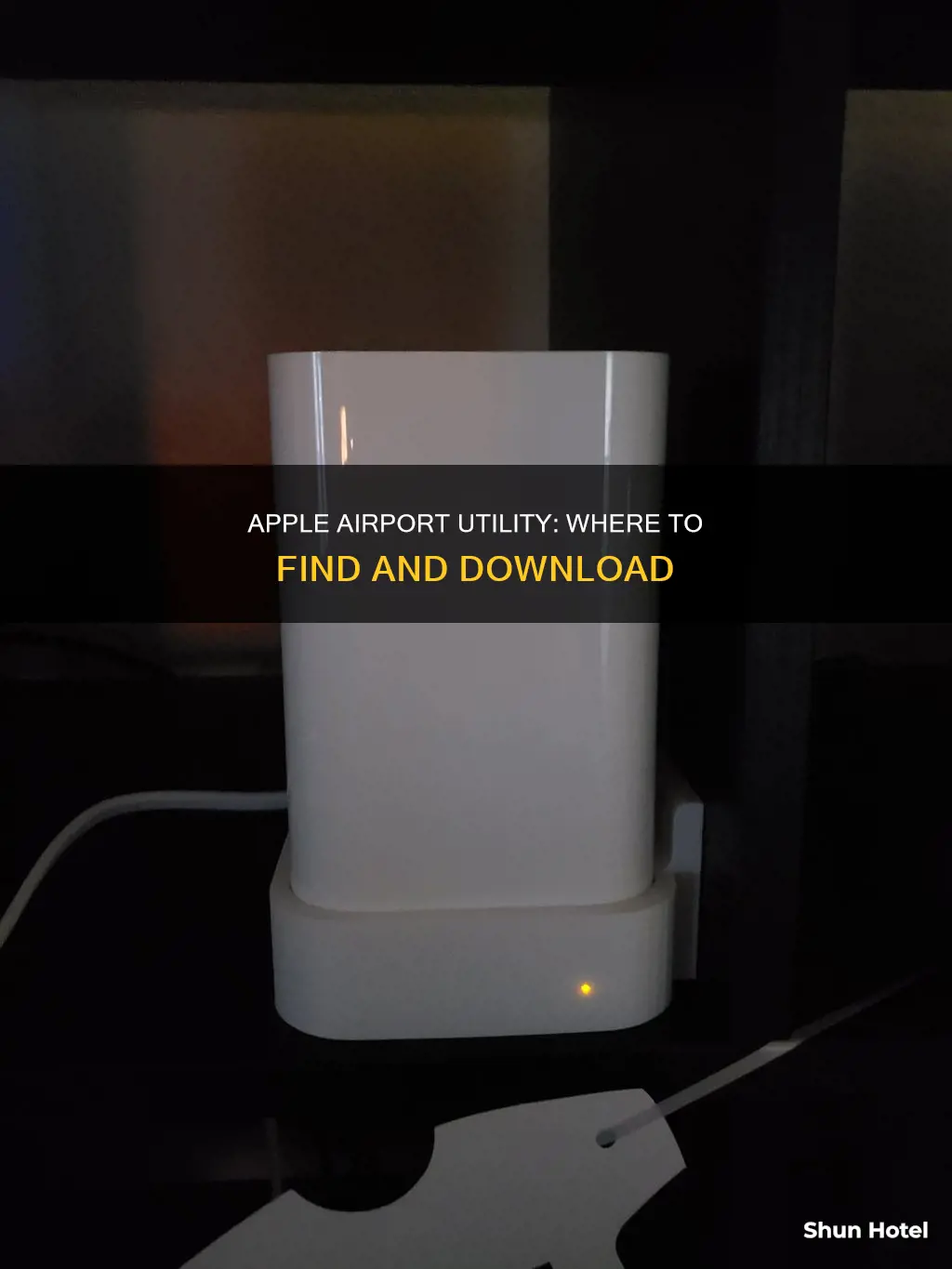 where to find apple airport utility