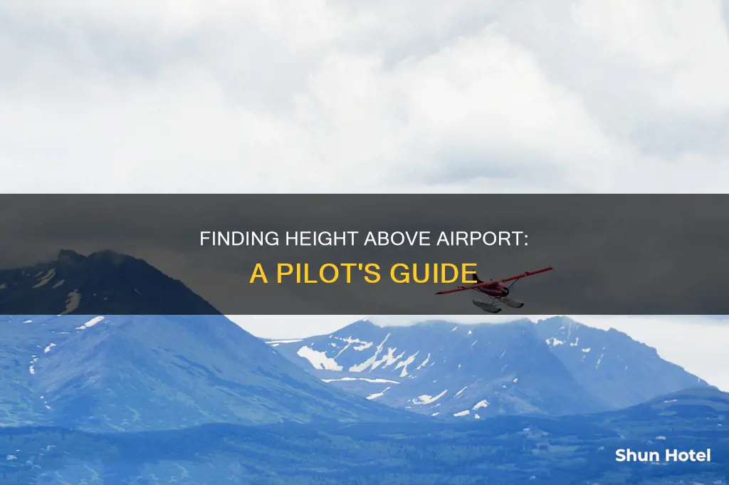 where to find height above airport