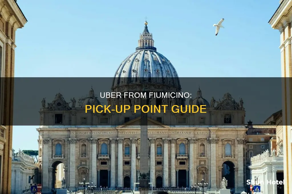 where to find uber fiumicino airport