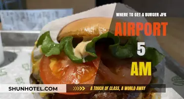 Early Morning Burger Spots at JFK Airport: 5 AM Options