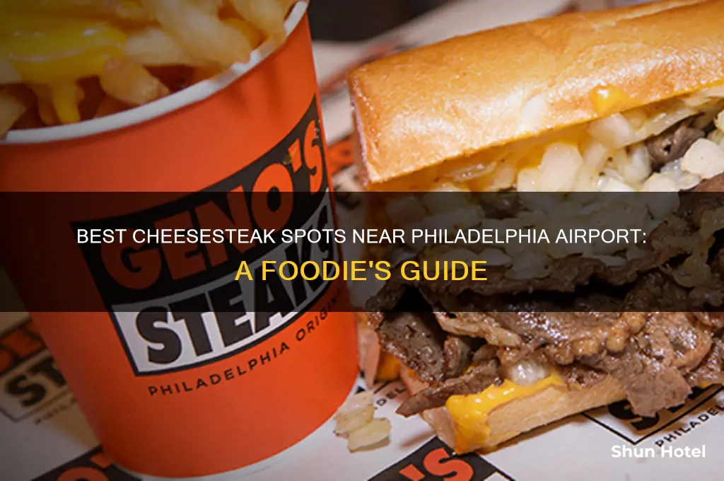 where to get a cheesesteak near philadelphia airport