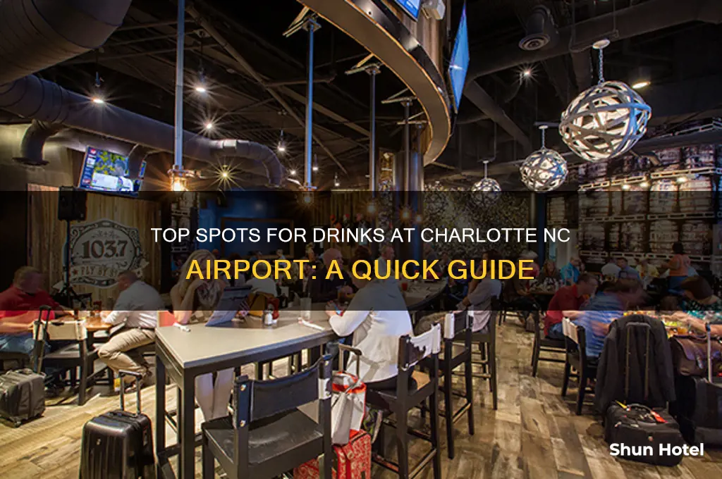where to get a drink charlotte nc airport