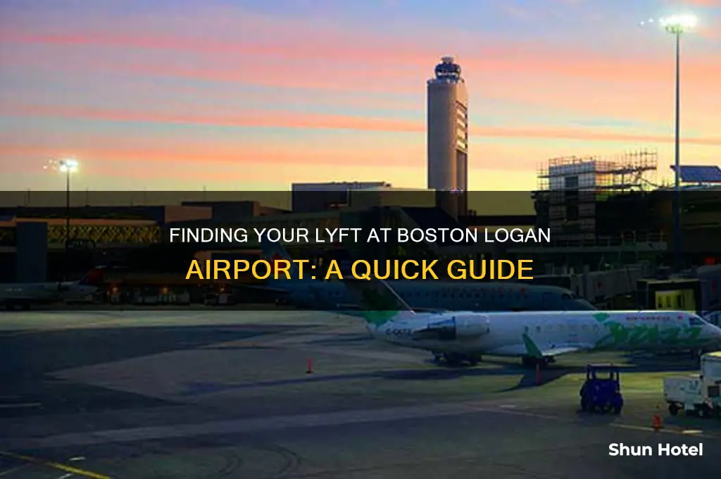 where to get a lyft at boston logan airport
