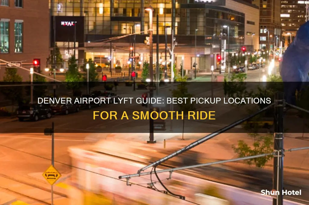 where to get a lyft at denver airport