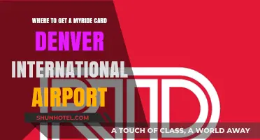 How to Obtain a MyRide Card at Denver International Airport