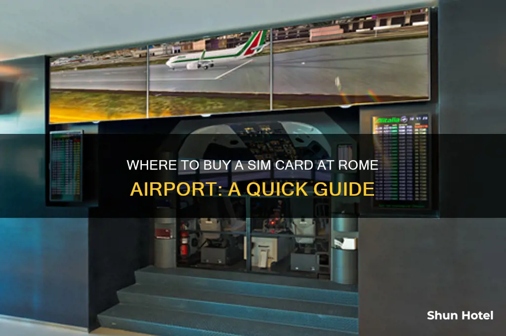 where to get a sim card in rome airport