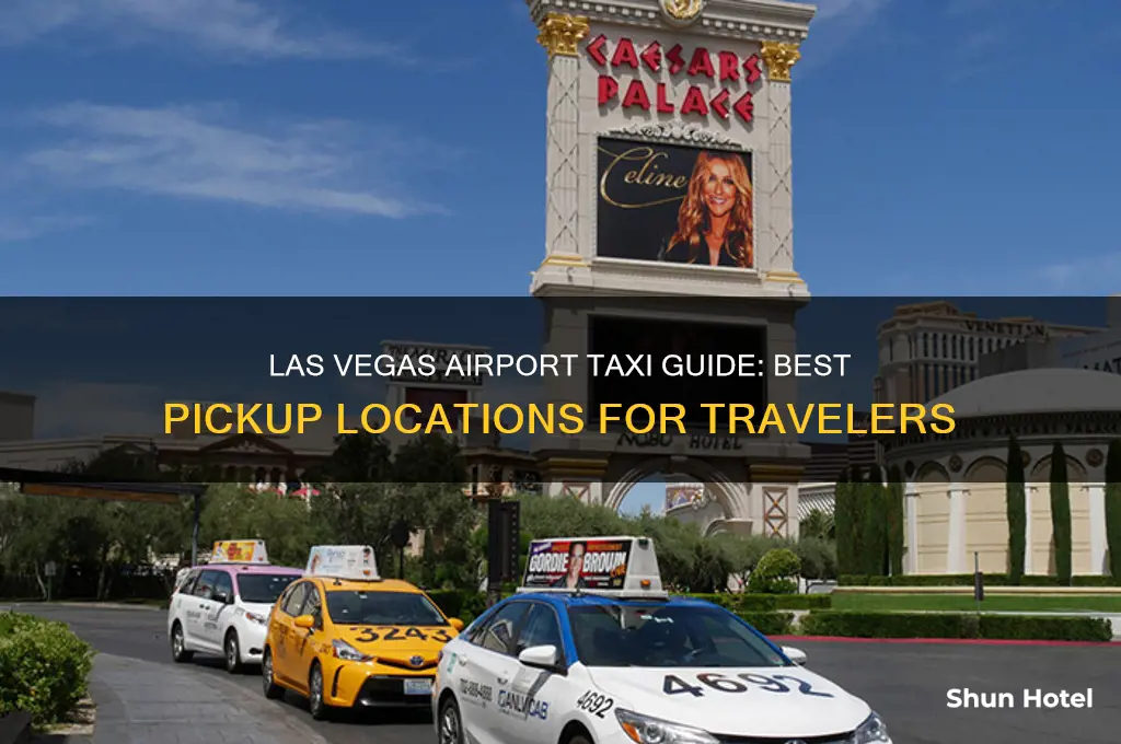 where to get a taxi at las vegas airport