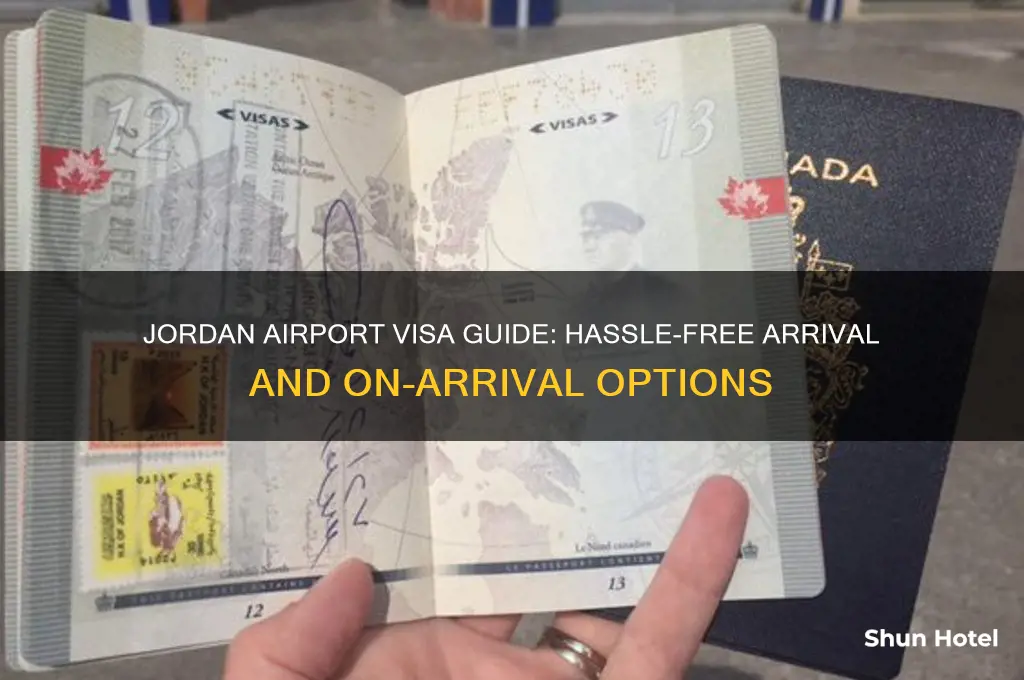 where to get a visa jordan airport