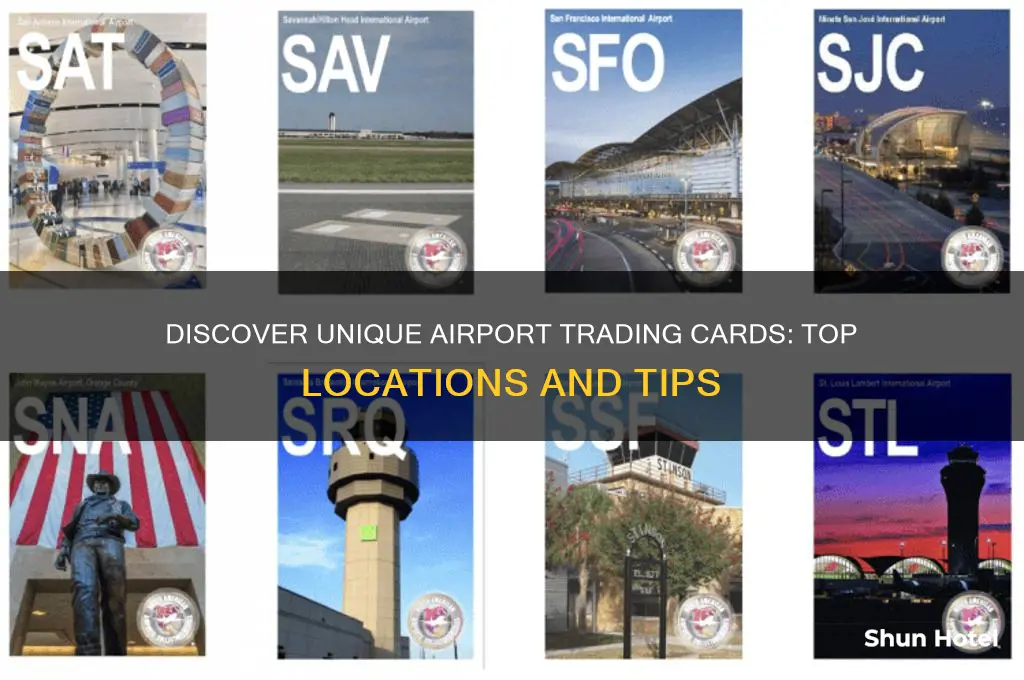 where to get airport trading cards