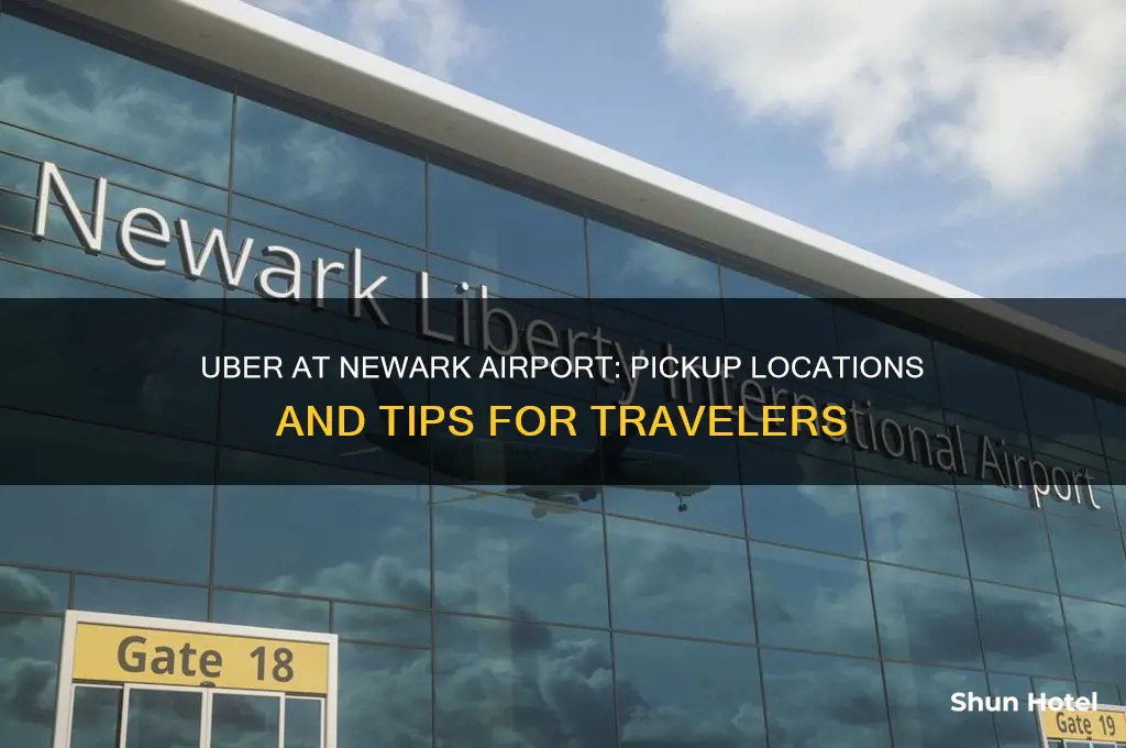 where to get an uber at newark airport