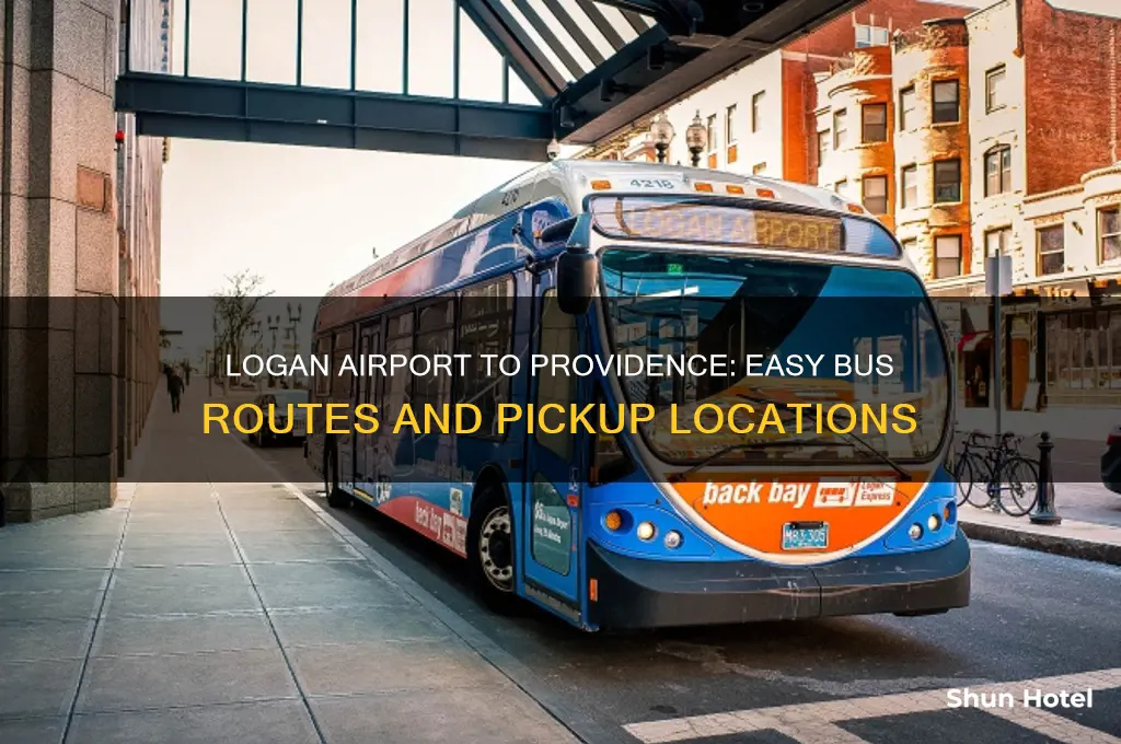 where to get bus at logan airport to providence