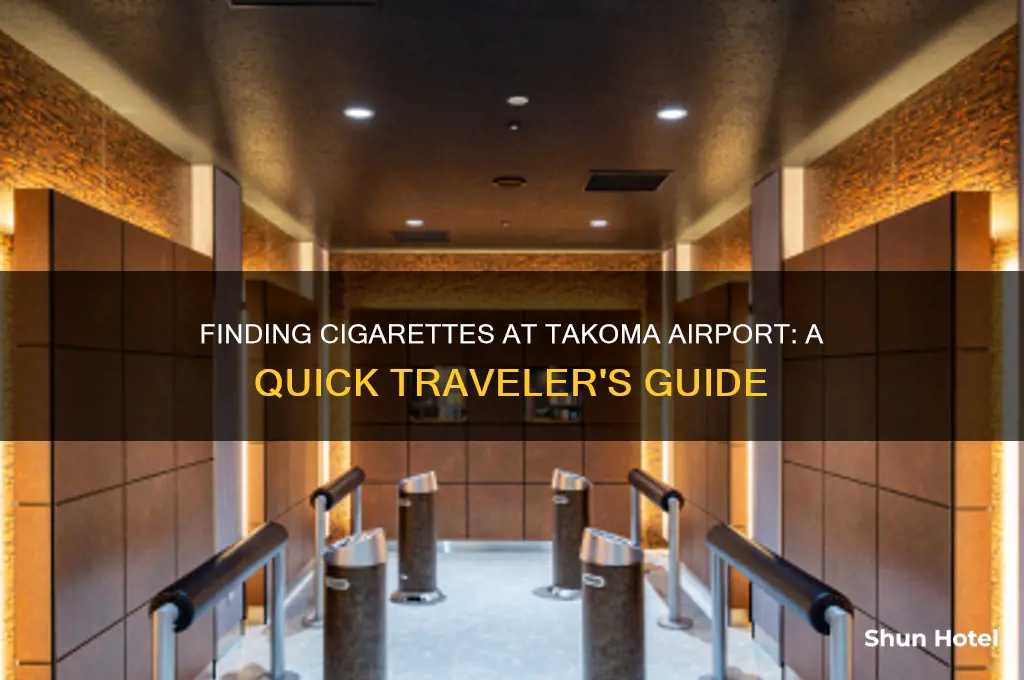 where to get cigarettes in takoma airport