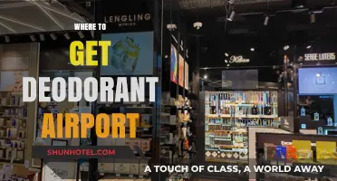 Travel Essentials: Where to Buy Deodorant at the Airport Quickly