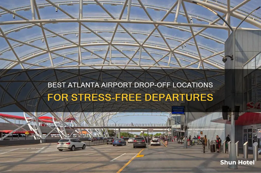 where to get dropped off at atlanta airport