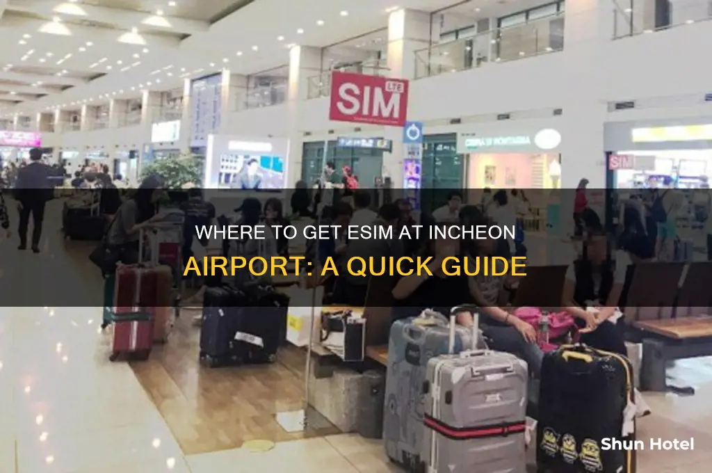 where to get esim at incheon airport