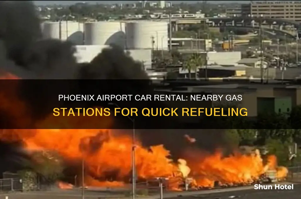 where to get gas near phoenix airport car rental