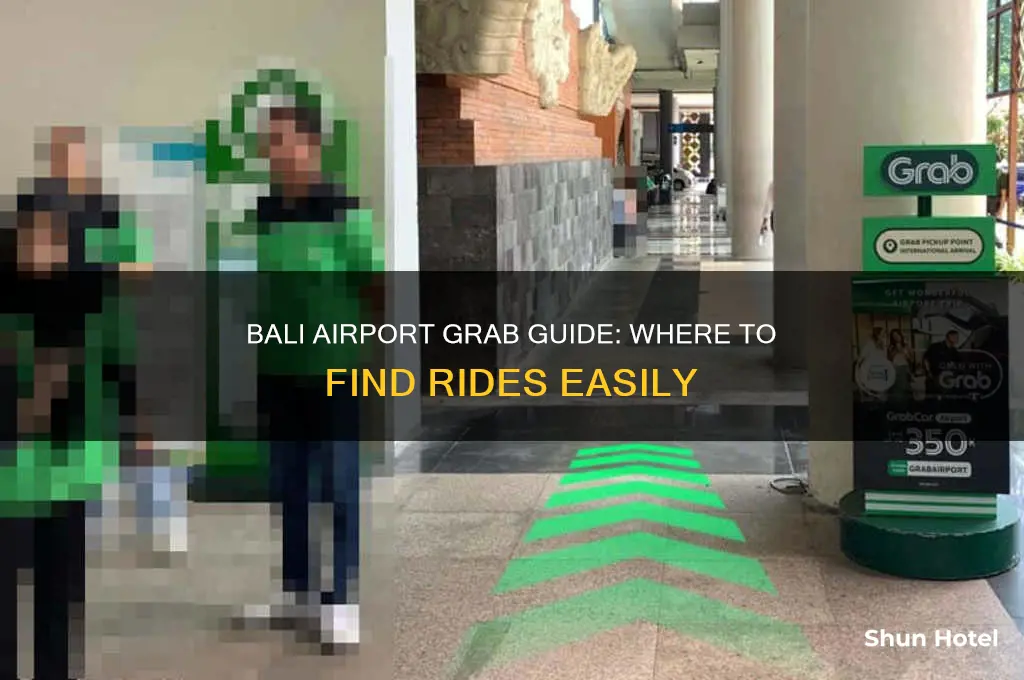 where to get grab in bali airport