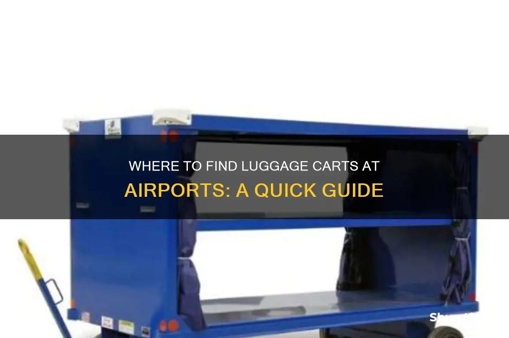 where to get luggage cart airport