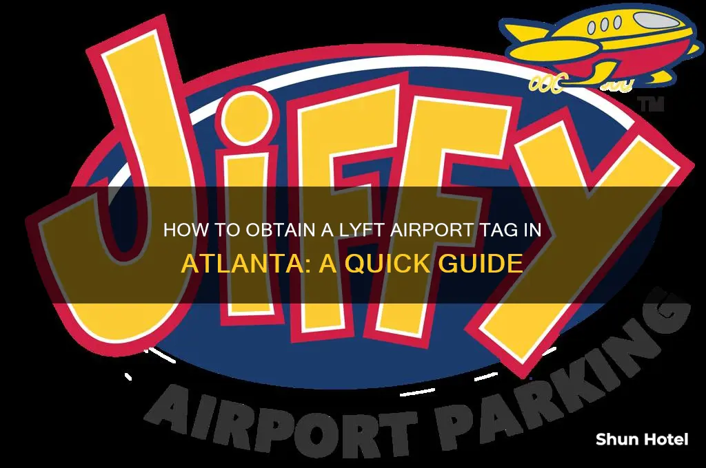where to get lyft airport tag atlanta