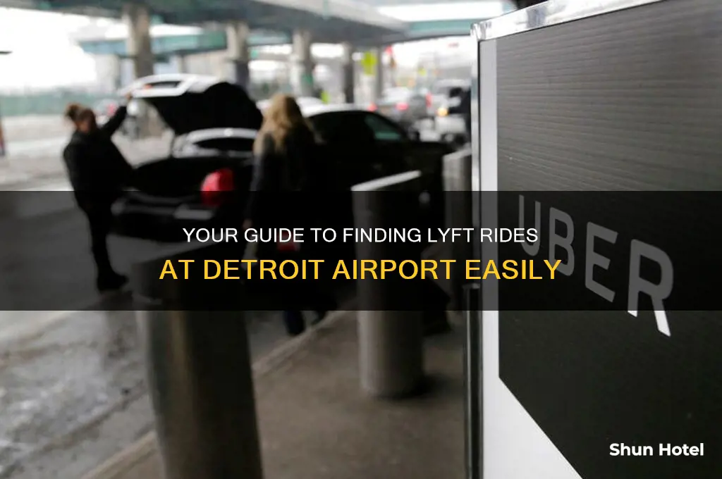 where to get lyft at detroit airport