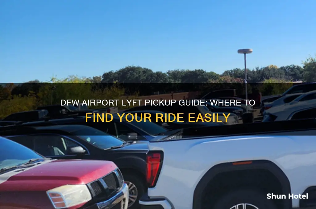 where to get lyft at dfw airport