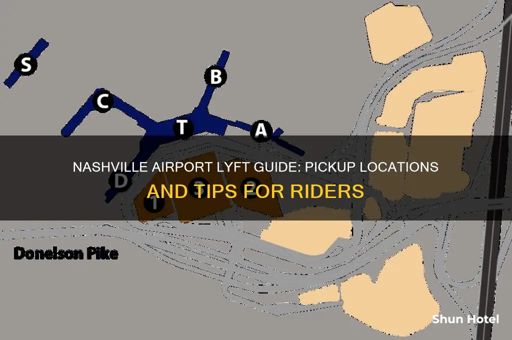where to get lyft at nashville airport