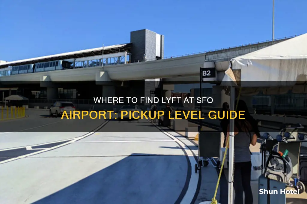 where to get lyft at sfo airport level