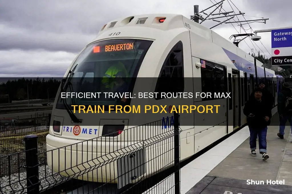 where to get max train from pdx airport