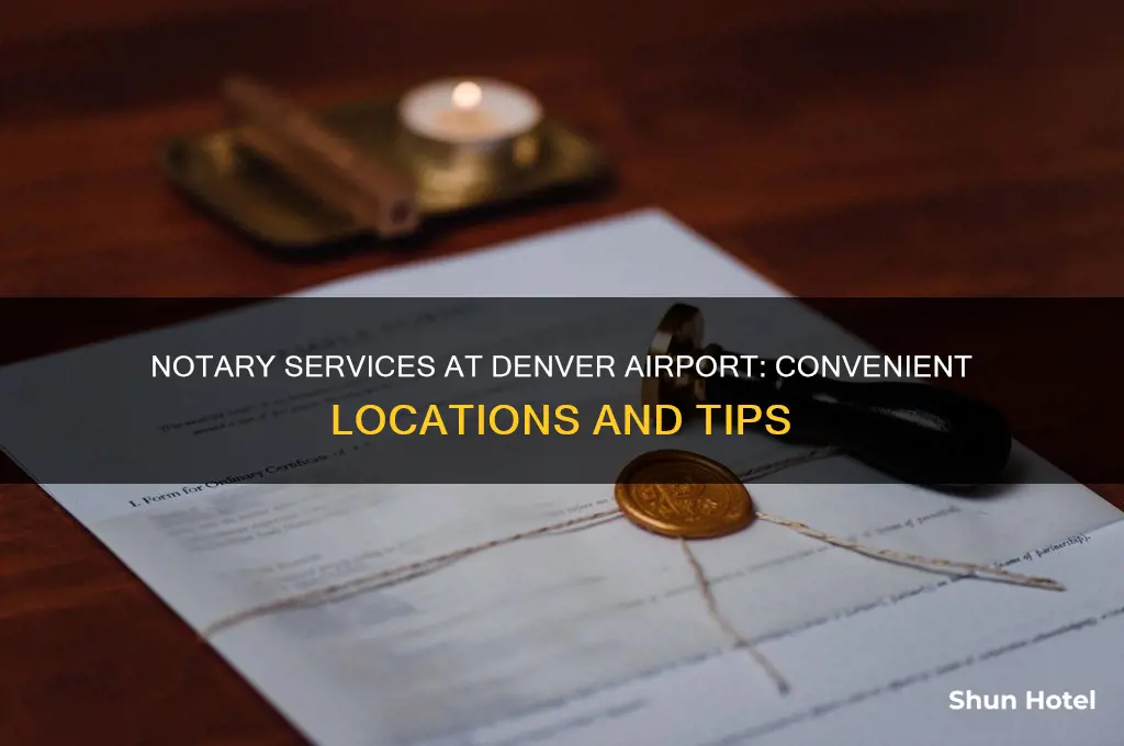 where to get notary at denver airport