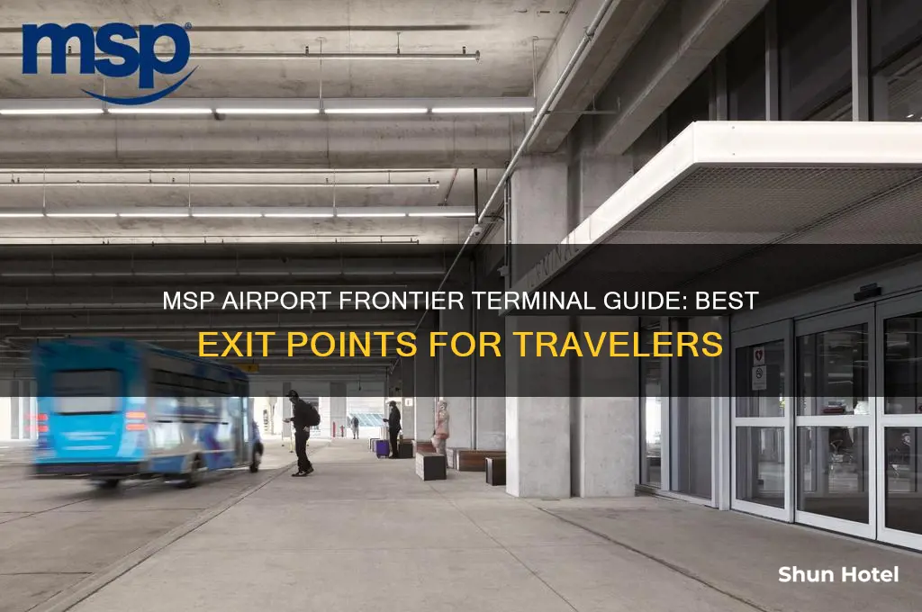 where to get off at msp airport for frontier