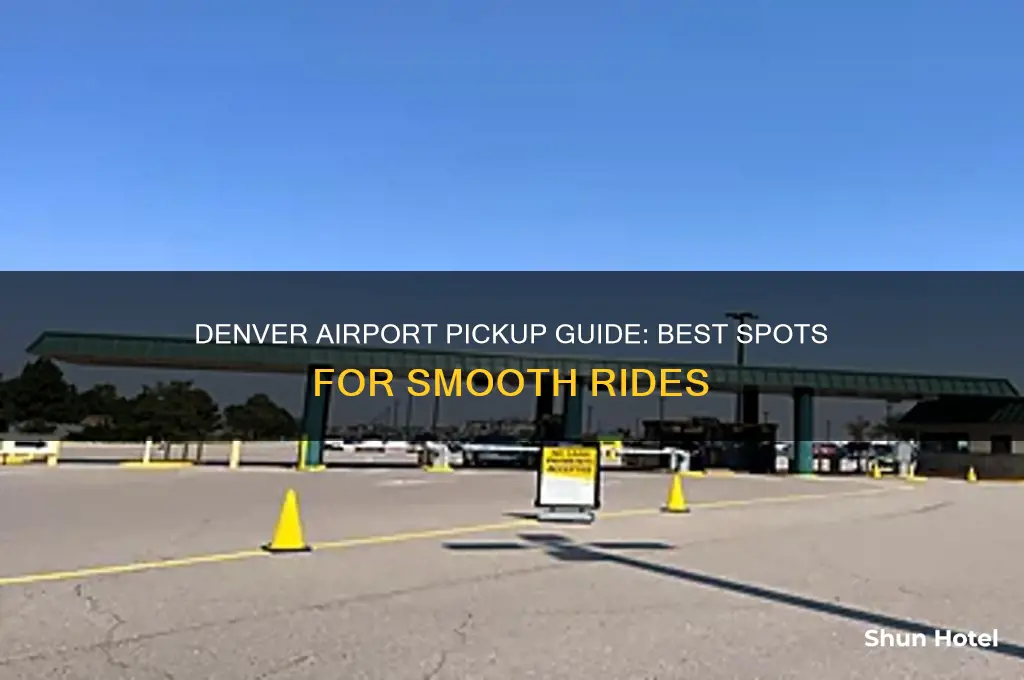 where to get picked up at denver airport