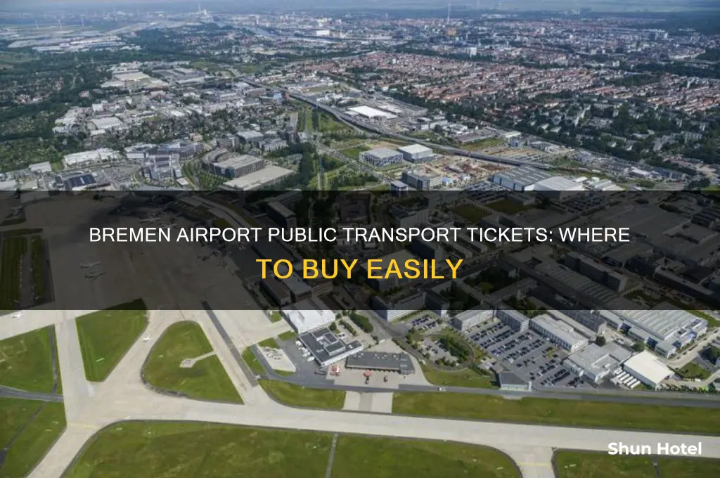 where to get public transport tickets at bremen airport