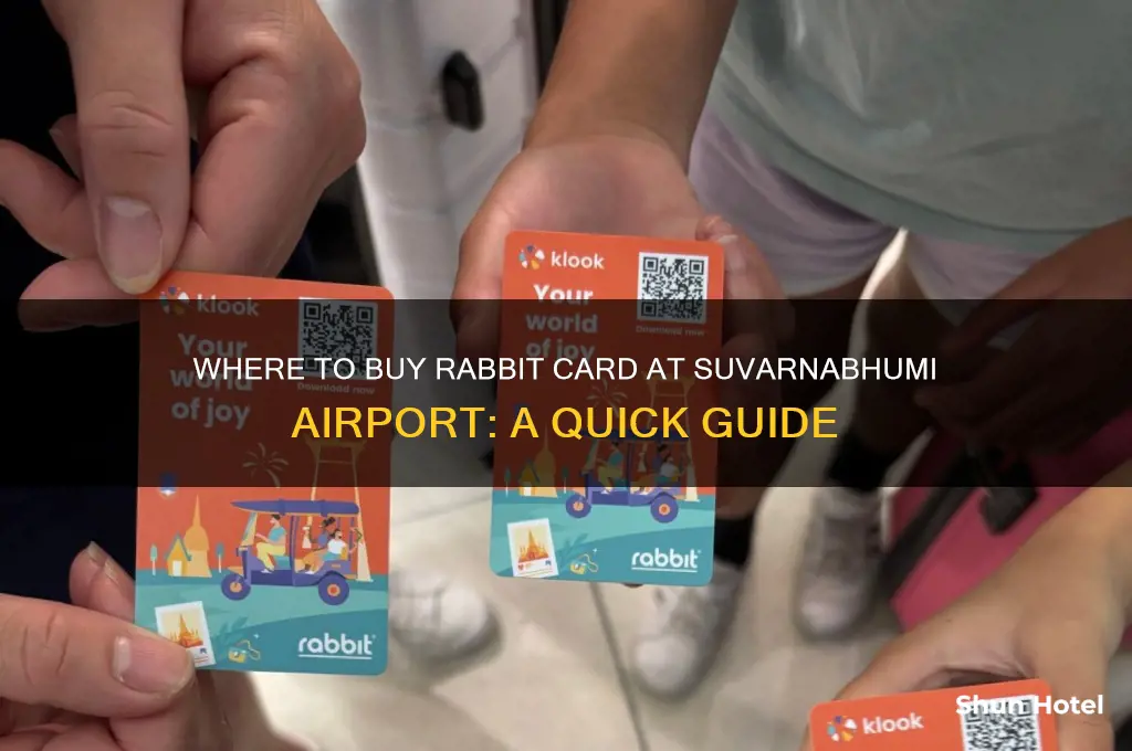 where to get rabbit card suvarnabhumi airport