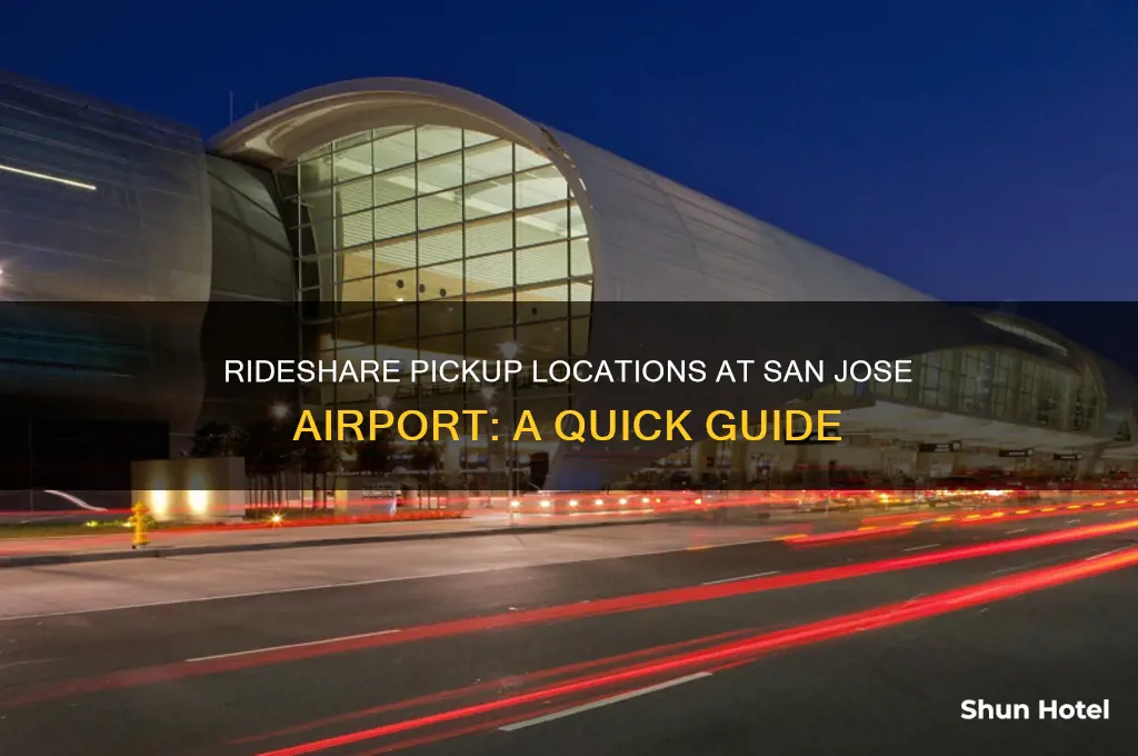 where to get rideshare at san jose airport