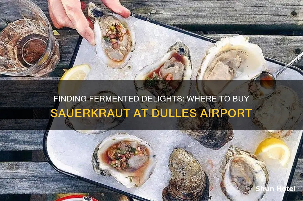 where to get sauerkraut at the dulles airport