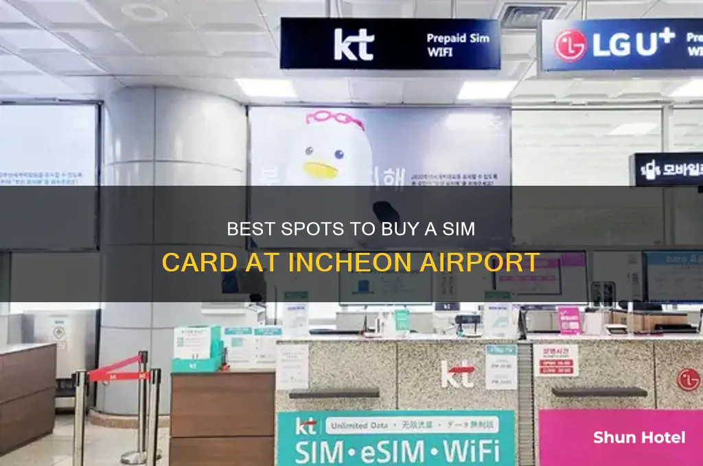 where to get sim card in incheon airport