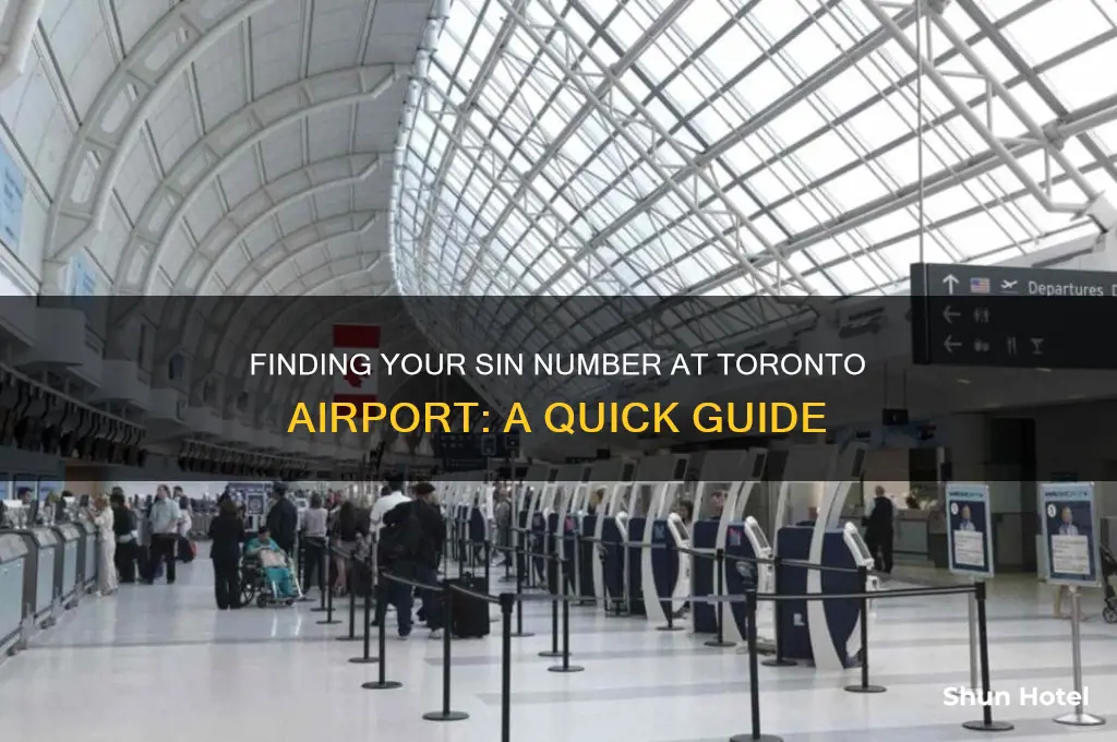 where to get sin number in toronto airport