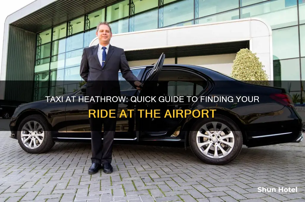 where to get taxi at heathrow airport