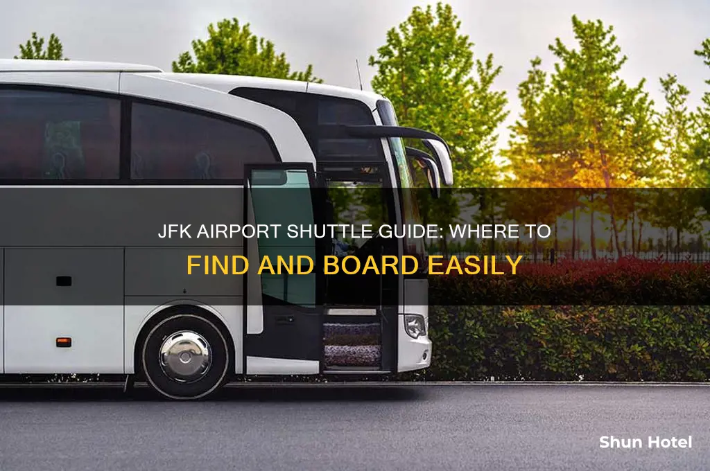 where to get the airport shutte at jfk