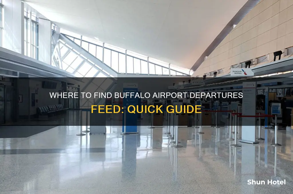 where to get the departures feed for buf airport