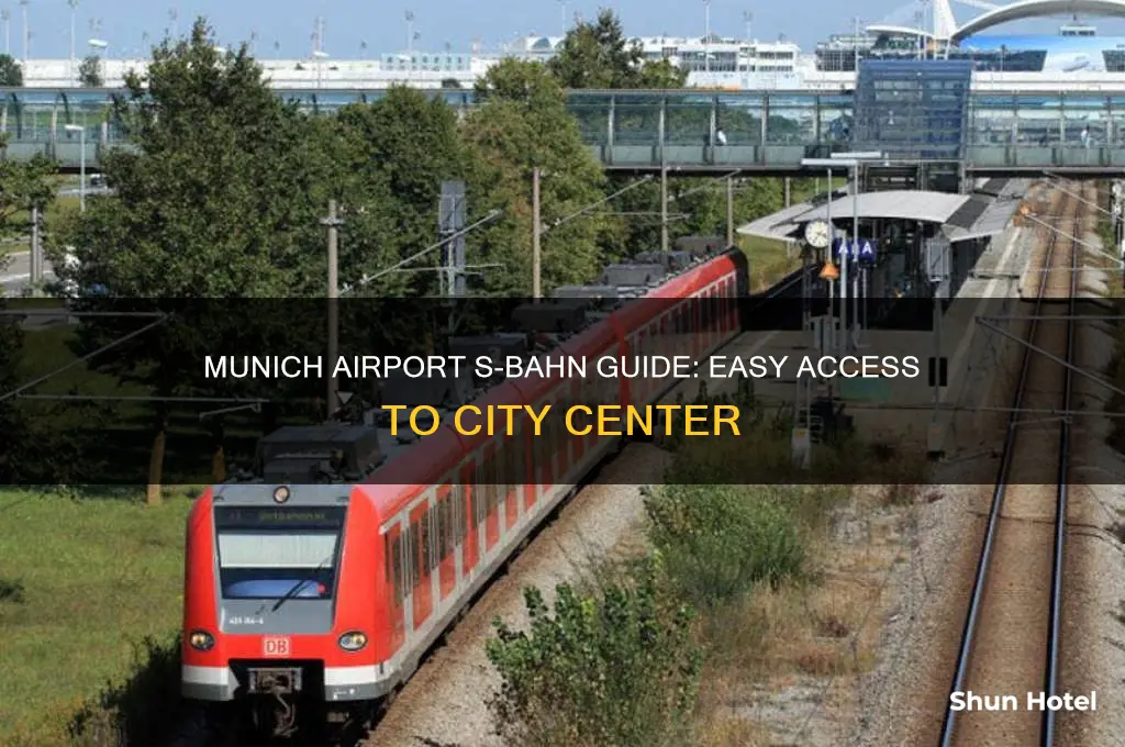 where to get the s-bahn in munich airport