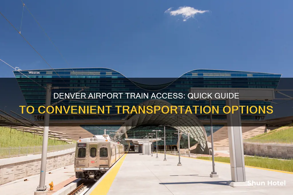 where to get train at denver airport