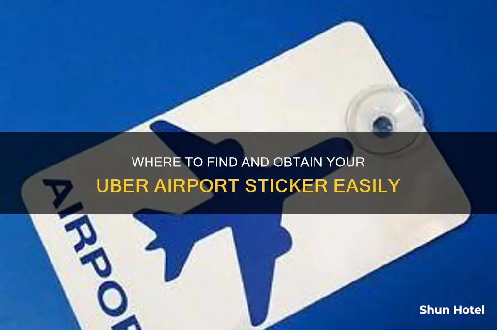 where to get uber airport sticker